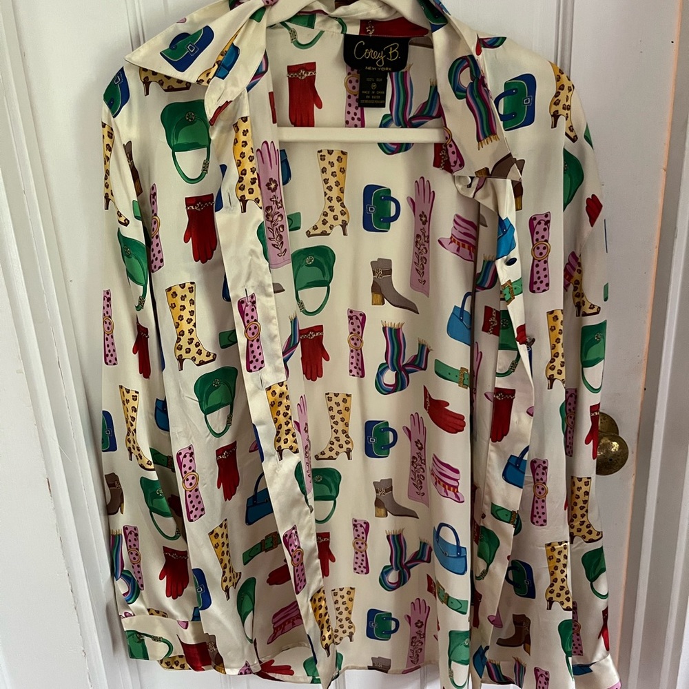 Funky Printed Button Up